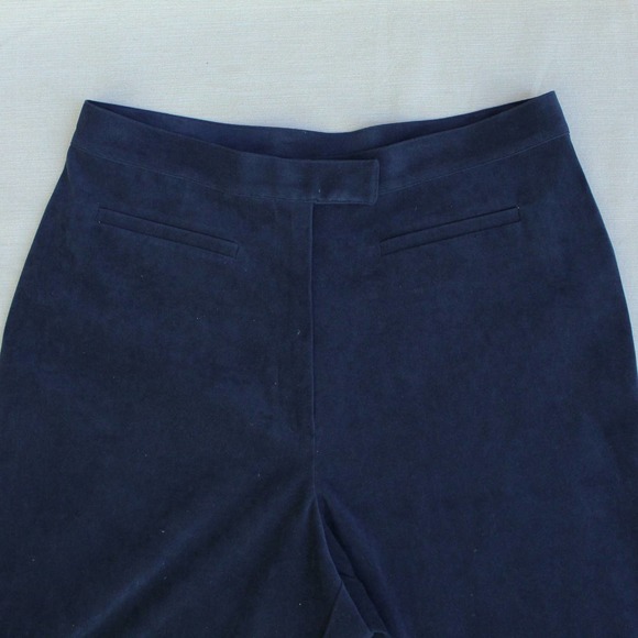 Vintage Norton Navy Suede High Waist Trousers - Picture 4 of 6